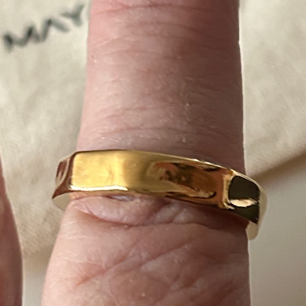 Mayamar Gold‎ stack Ring size 6 UNISEX - Picture 3 of 3